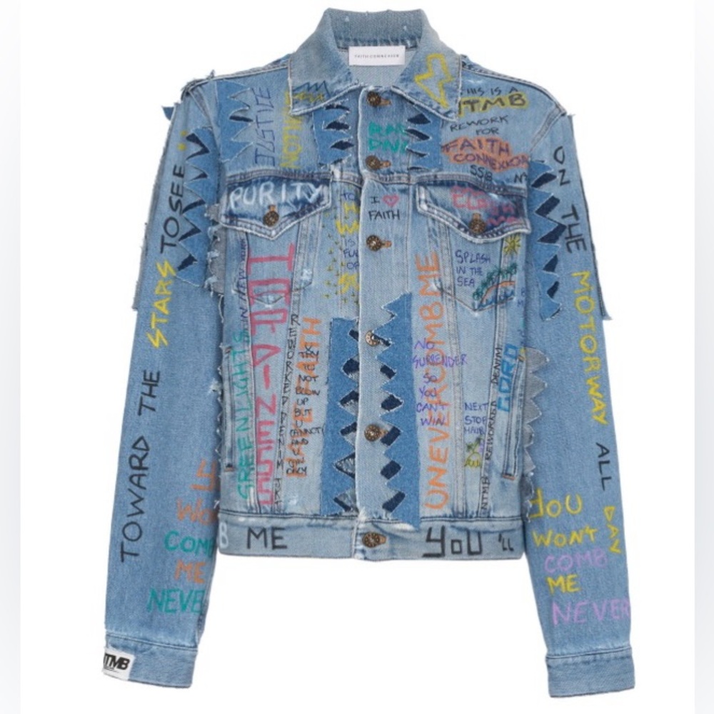 faith connexion Women Denim Jacket Small